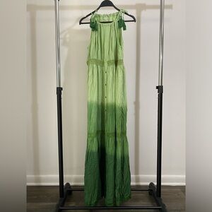 Earthbound Trading Mint Ombre Tie Dye Maxi Dress Size L